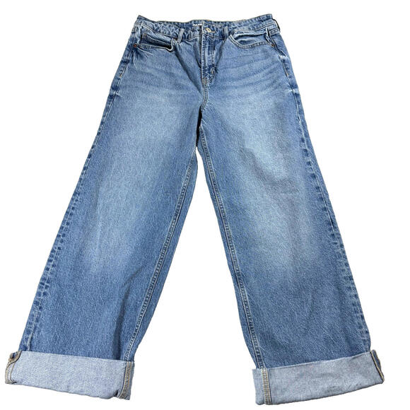 Old Navy Denim - Old Navy Jeans Womens Size 10 Blue Extra High Rise Wide Leg Y2K Vintage Denim!!